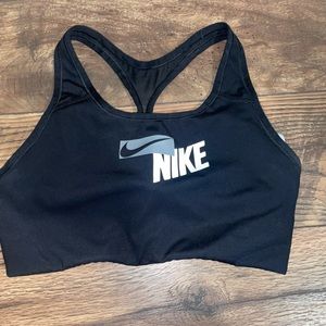Size Small, black, every day nike sports bra.